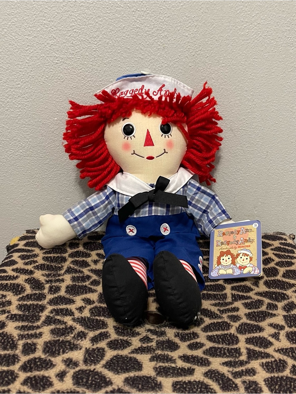 Aurora Raggedy Ann & Andy Plush Doll Medium Size NWT Collectible